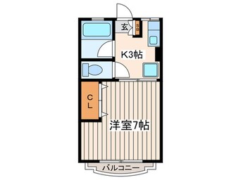 間取図 シティハイム山口