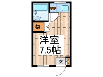 間取図 樫山ビル若葉荘