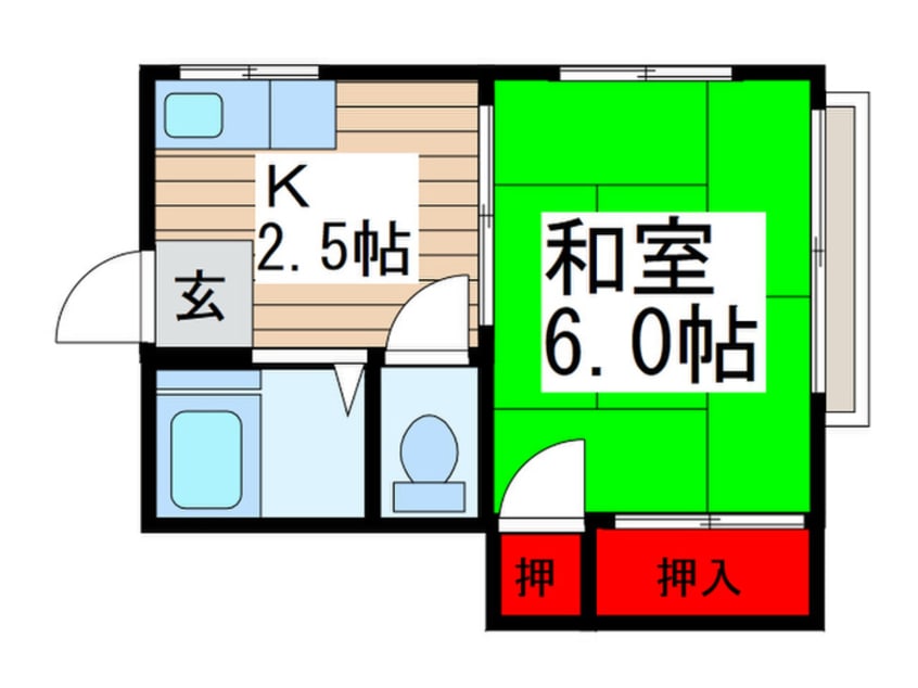 間取図 コ－ポサンライフ