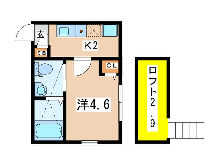 間取り図 ラフィーナー上星川