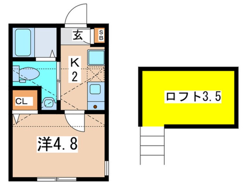 間取図 ラフィーナー上星川