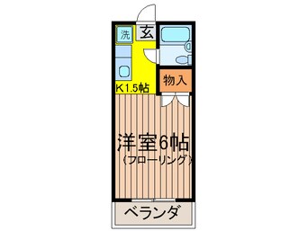 間取図 コ－ポサンドエル