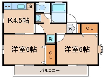 間取図 ウエストハイツ
