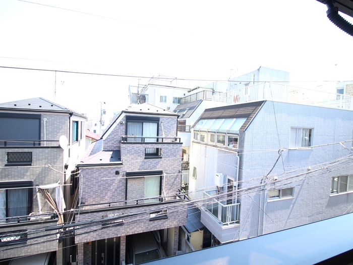 室内からの展望 佃ビル