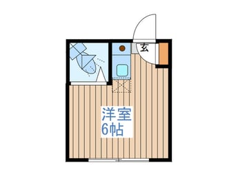 間取図 コーポ芙蓉