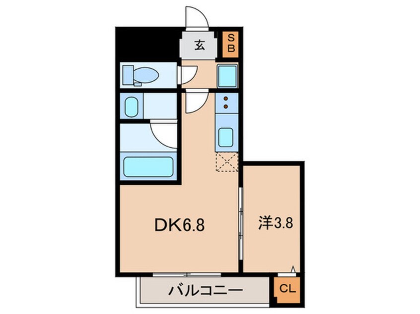 間取図 ARCOBALENO　SHINITABASHI