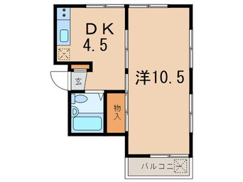 間取図 ＭＡＩＳＯＮ　ＵＳＵＩ