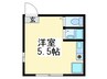 コ－ポカツラ 1Rの間取り