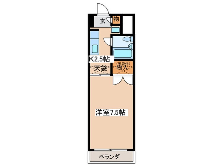 間取図 東邦ハイツ