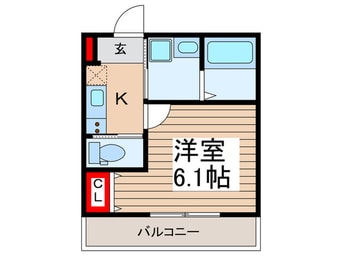 間取図 キャメル川越南通町