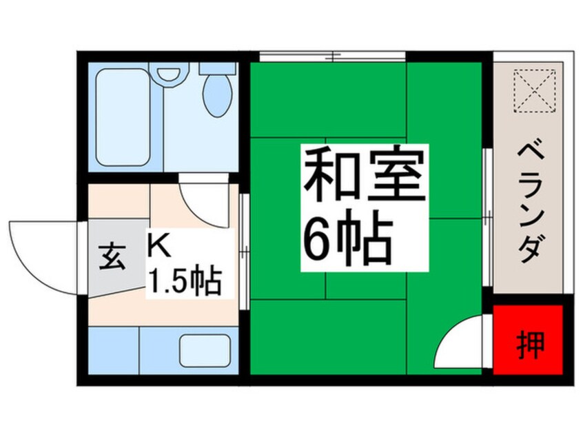 間取図 コーポソレイユ