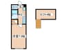 Ｃｉｔｔａ　ｐｏｒｔｅ 1Kの間取り