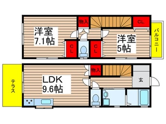間取図 リバーテラス