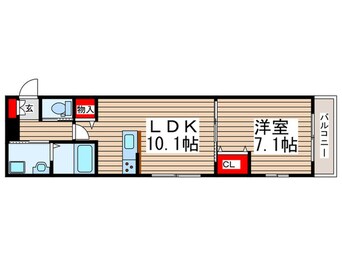 間取図 プライムインエクシヴ