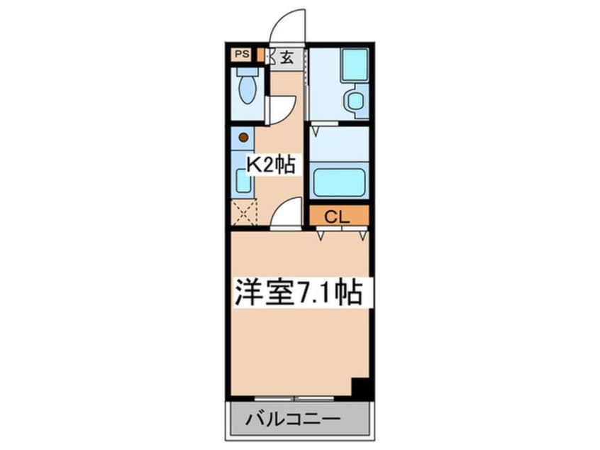 間取図 ベルデュ－ル調布国領