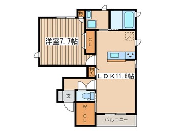 間取図 カーサそれいゆＡ棟