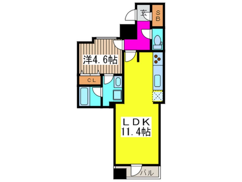 間取図 カスタリア人形町