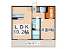 ウインドワード 1LDKの間取り