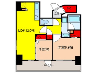 間取図 ｱｰﾊﾞﾈｯｸｽ千代田淡路町