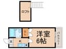 ニューヴィレッジ 1Kの間取り