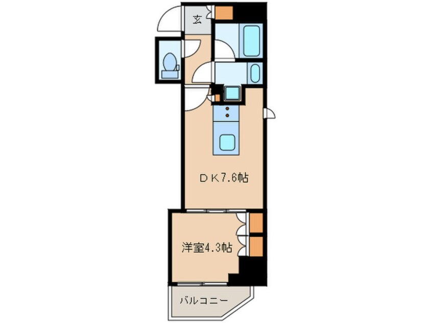 間取図 パークアクシス三番町