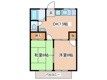 間取図 メゾンド藤