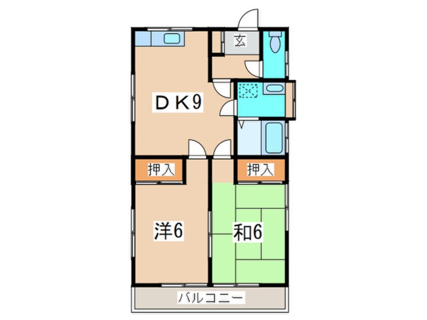 間取図 見晴ハイツ