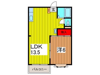 間取図 メゾンミユキＣ棟