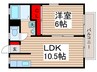 ソリッドリファイン柏 1LDKの間取り