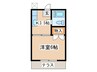 新町ハイツ 1Kの間取り