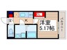 スフィーダみずほ台Ⅱ 1Kの間取り