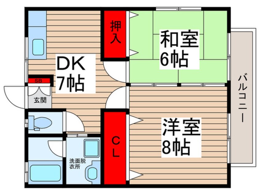 間取図 新作ウイング