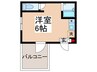 フェリオ東向島 1Rの間取り