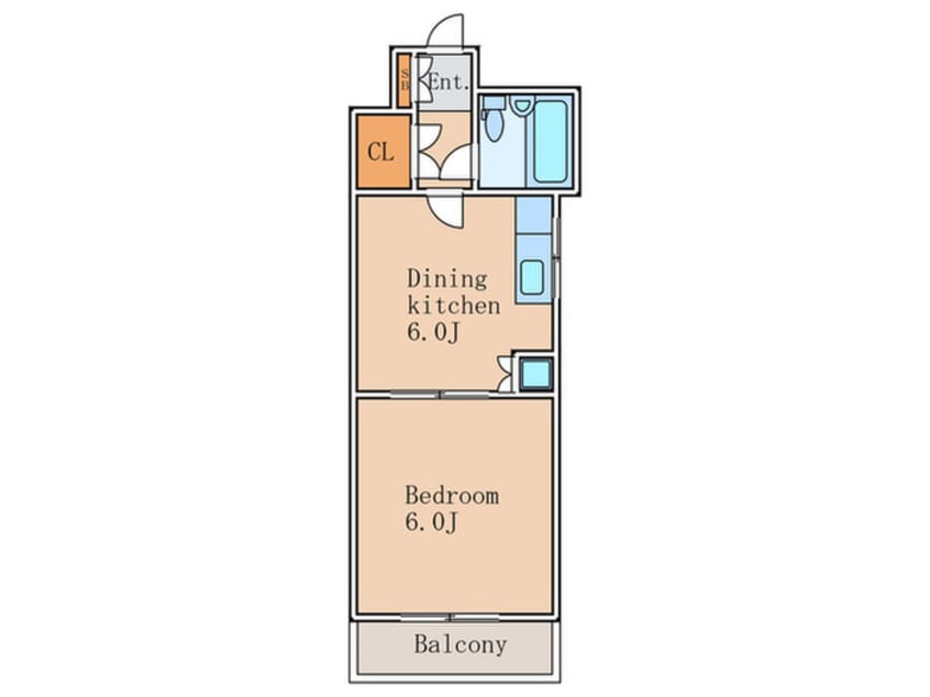 間取図 ベラパルト三田(206)
