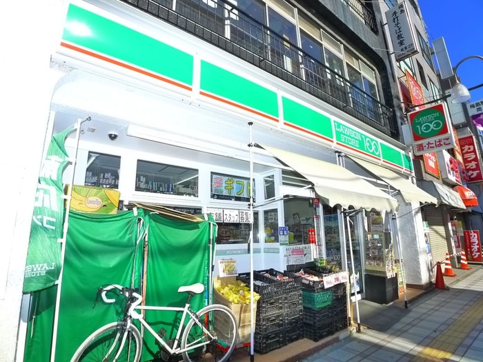 ローソン100(100均)まで513m エルプレミア梅島