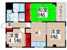 アンソレイエ松戸 3Kの間取り