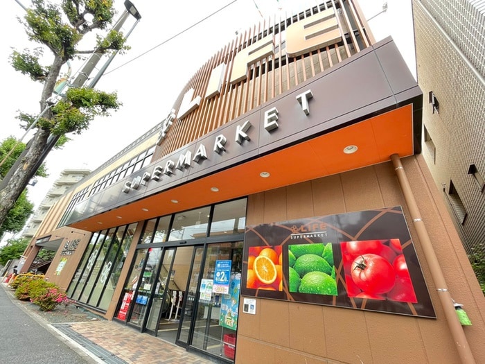 ライフ新桜台店(スーパー)まで90m ハイツ栗林