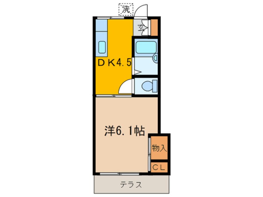 間取図 パ－ルハイツ