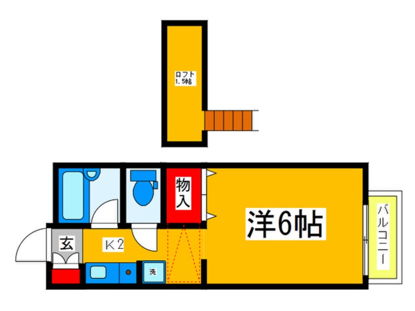 間取図 ハイツフラワー