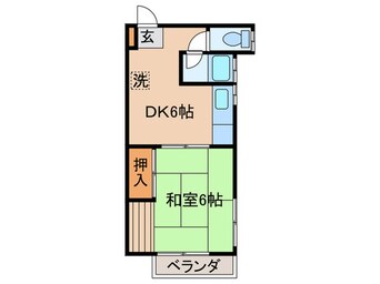 間取図 ハイツ中河原