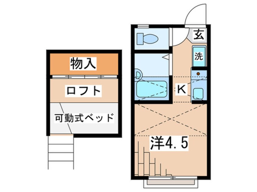 間取図 パンシオン淵野辺Ａ