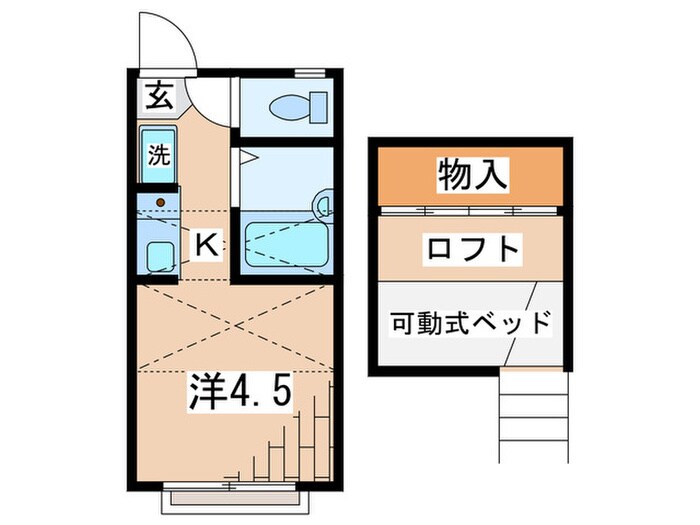 間取り図 パンシオン淵野辺Ａ