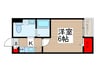 La　Verita　松戸 1Kの間取り