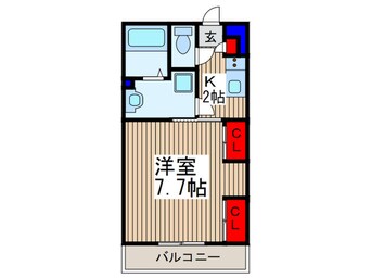 間取図 リブリ・八番館