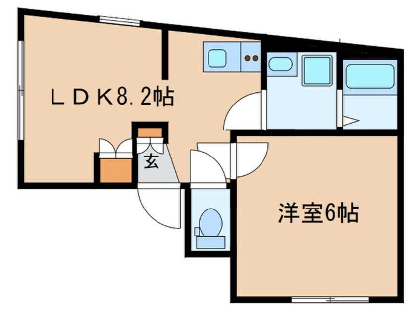 間取図 ラシクラス神楽坂