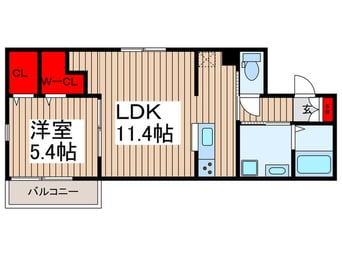間取図 カーサプリムラⅠ