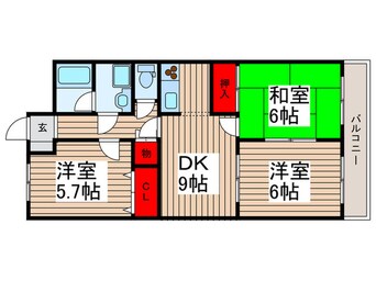 間取図 イ－ストリッチ