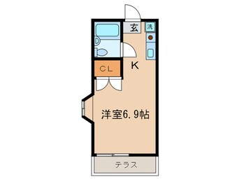 間取図 コ－ポオンタリオ