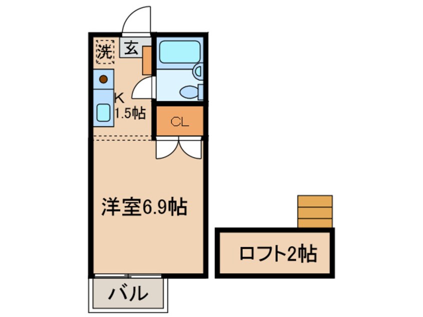 間取図 コ－ポオンタリオ