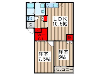 間取図 エミネンスＡ棟